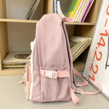 Contrast Colors Backpack Large Capacity Shoulder Bag