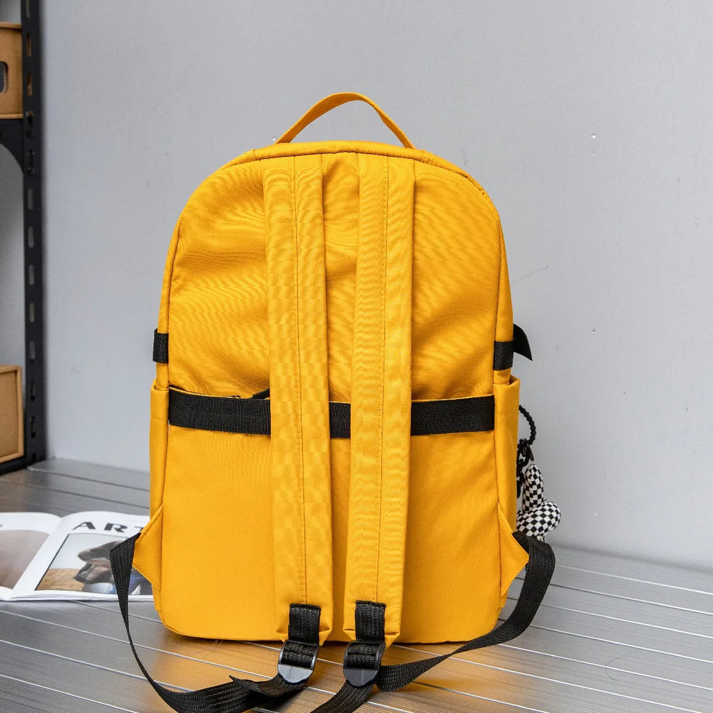 Corduroy Women Backpack Solid Female Student Schoolbag For Teenage Girl