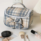 High-end Female Portable Cosmetic Bag Large-capacity Ins Travel Makeup Box