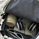 Cow Plush Backpack For Women Large Capacity School Bag