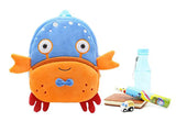 Crab Small Toddler Kids Backpack 3D Animal Cartoon Mini Bag Age 2-4 Yea