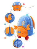 Crab Small Toddler Kids Backpack 3D Animal Cartoon Mini Bag Age 2-4 Yea