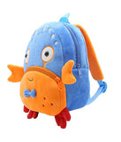 Crab Small Toddler Kids Backpack 3D Animal Cartoon Mini Bag Age 2-4 Yea