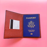 Men's Passport Cover Travel Ticket Holder Case