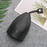 Christmas Elk Key Wallet - Leather Keychain Pouch
