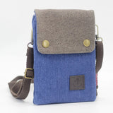 Canvas Cross-body Shoulder Bag for Mobile Phone