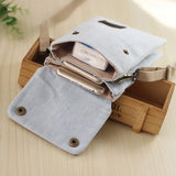 Canvas Cross-body Shoulder Bag for Mobile Phone