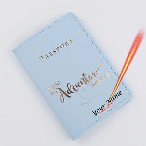 Personalized Adventure Passport Cover for Travel