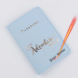 Personalized Adventure Passport Cover for Travel