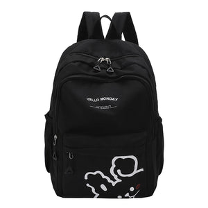 Pink School Bags For Teenage Girls Large Capacity Satchels