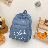 Pink School Bags For Teenage Girls Large Capacity Satchels