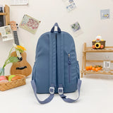 Pink School Bags For Teenage Girls Large Capacity Satchels