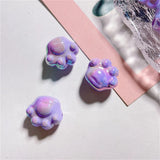 Colorful Cat Claw Hair Ornament Round Beads Bracelet Chain DIY Kit