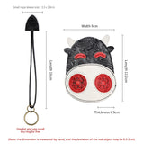 Leather Key Bag Men Housekeepers Car Key Holder Case Keychain Pouch