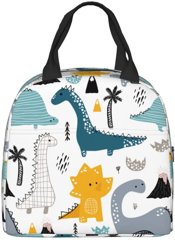 Dinosaur Lunch Box - Insulated Lunch Bags for Kids Women