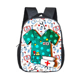 Doctor Nurse Uniform Print Backpack School Bags for Kids