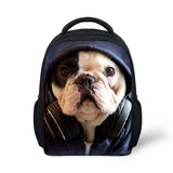 French Bulldog 12Inch Kids Backpack for Kindergarten