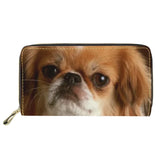 Dog Pattern Long Wallet Zipper Phone Bag Animal Clutch Tote Bag