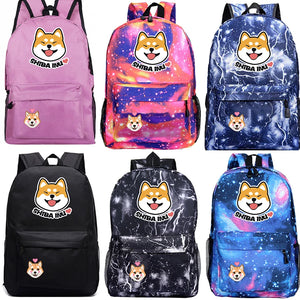 Shiba Inu Kids Backpack Back to School Gift for Boys Girls Men Women