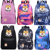 Shiba Inu Kids Backpack Back to School Gift for Boys Girls Men Women