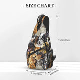 Dog Sling Bag Crossbody Chest Daypack Women Shoulder Bag