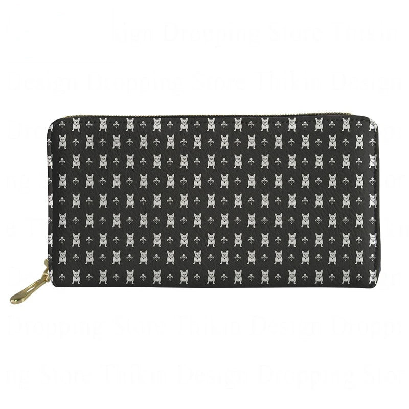 Leather Wallet Women Small Long Cash Purse Money Phone Bag
