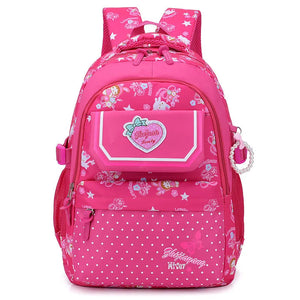 Dot Prints School Backpacks Girls School Bags Kids Bookbags