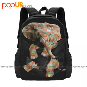 Elephant Inside Pocket Elephant Backpack Large Capacity Bookbag