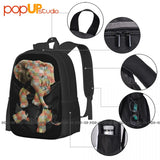 Elephant Inside Pocket Elephant Backpack Large Capacity Bookbag