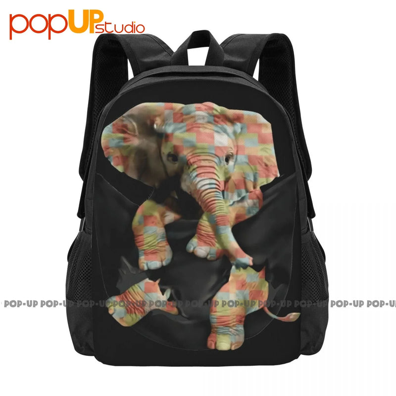 Elephant Inside Pocket Elephant Backpack Large Capacity Bookbag