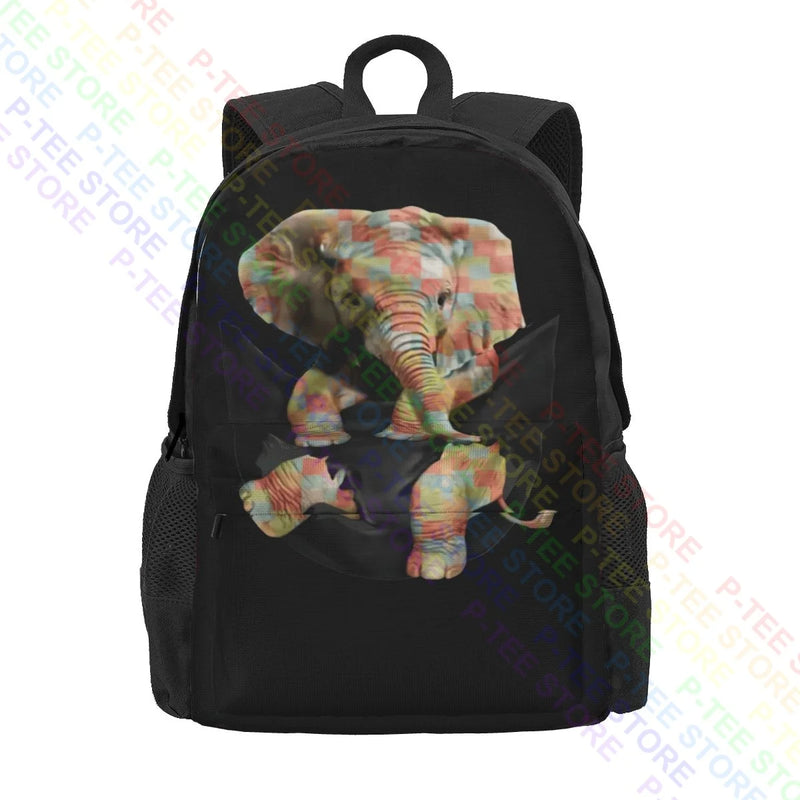 Elephant Inside Pocket Creative Personalised Backpack