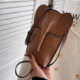 Elephant Mini Shoulder Bags For Women's Pu Leather Crossbody Handbag