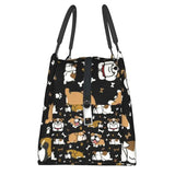 English Bulldog Insulated Lunch Bag British Dogs Outdoor Meal Food Box