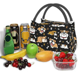 English Bulldog Insulated Lunch Bag British Dogs Outdoor Meal Food Box