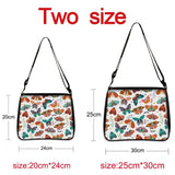 Family Mom Father Print Messenger Bag Harajuku Style Women Handbags
