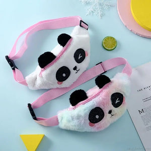 Fluffy Fanny Pack Plush Waist Bag for Kids Girls