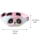 Fanny Pack Plush Waist Bag Fluffy Belt Bag for Girls