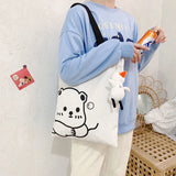 Canvas Shoulder Bag Purse and Handbag Large Capacity Women's Tote Bag