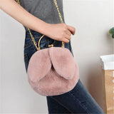 Bunny Ear Messenger Bag Cross Body Bag for Women