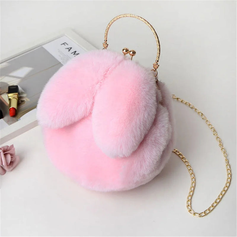 Bunny Ear Messenger Bag Cross Body Bag for Women