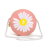 Flower Baby Girls Small Crossbody Bags Kids Mini Coin Purse Handbag