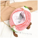 Funny Cartoon Watermelon Chain Shoulder Bag for Girls