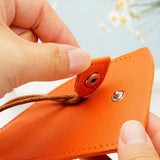 Unisex PU Leather Key Bag Housekeepers Car Key Holder Case