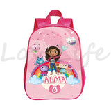 Gabby Cats Schoolbag Dollhouse Backpack Kids Bookbag Girls Bags Mochila