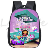 Gabby Dollhouse Backpack Cats Schoolbag Kids Primary Bookbag
