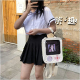 Game Console Lolita Girls Shoulder Bag Nylon Backpacks