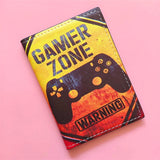 Game Men Boys Passport Cover Ticket Holder Travel Case Pouch