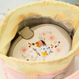 Girl Lunch Bag Waterproof Insulation Food Thermal Cooler Tote