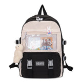 Girls Backpack Women Large Capacity Ins School Bag For Teenage Female Student