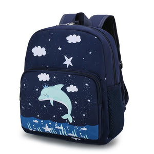 Girls School Bag Children Primary School Backpack Dolphin kids bookbag
